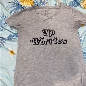 Gray graphic t shirt